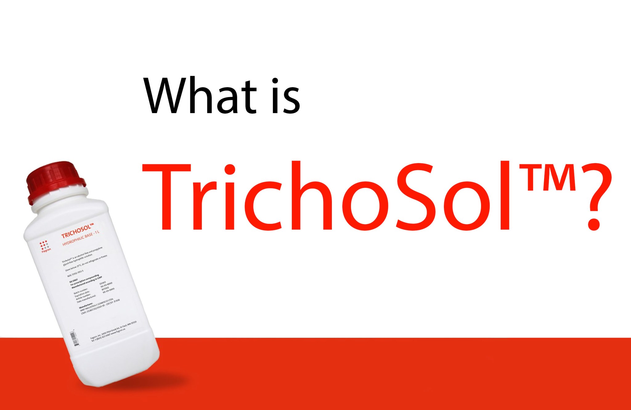 TrichoSol™ as a base for our topical hair loss products - Hair loss ...